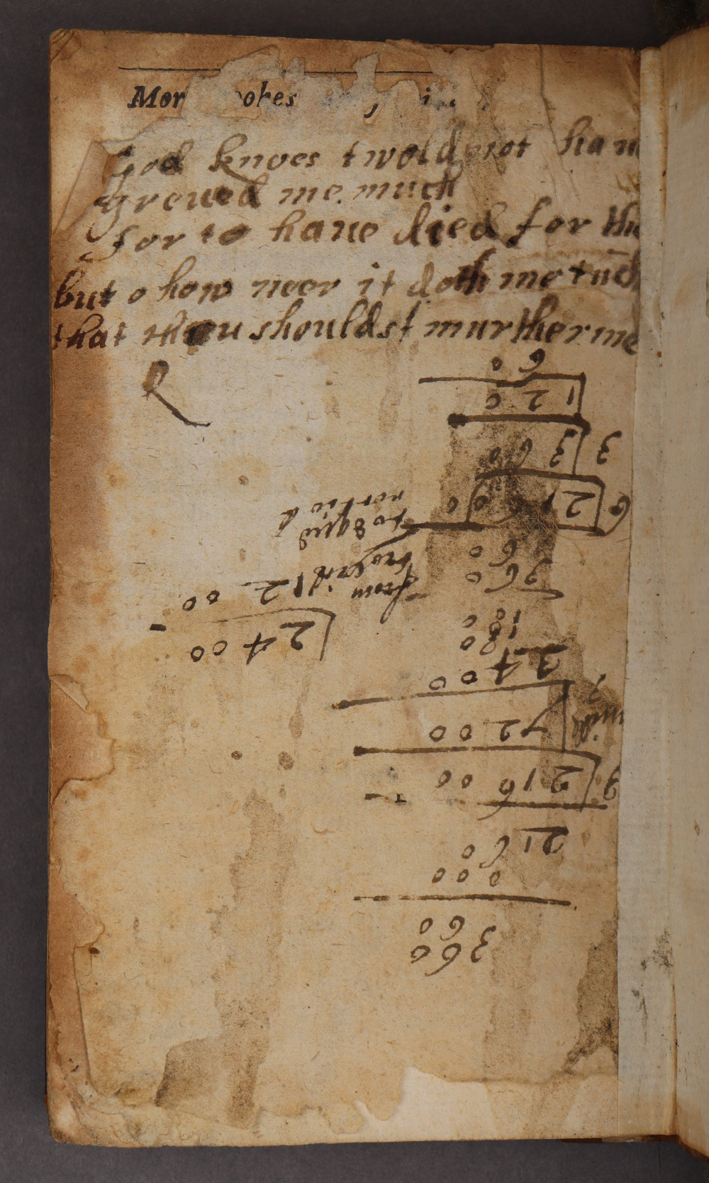 Folio III  verso